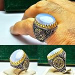 انگشتر عقیق یمنی کبود اصلی